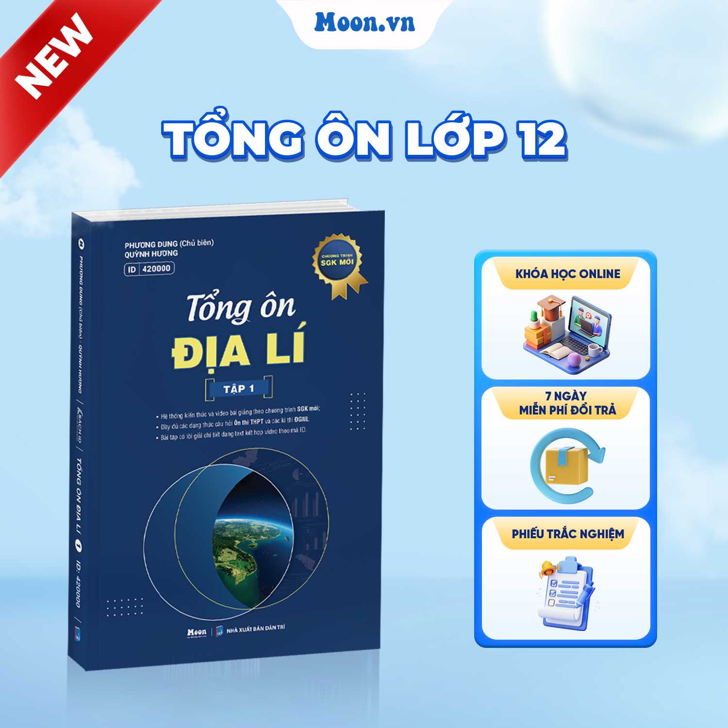 [LỚP 12 SGK MỚI] Tổng Ôn Địa Lí Tập 1 - Ôn Thi ĐGNL 2025, Thi Tốt Nghiệp THPT 2025