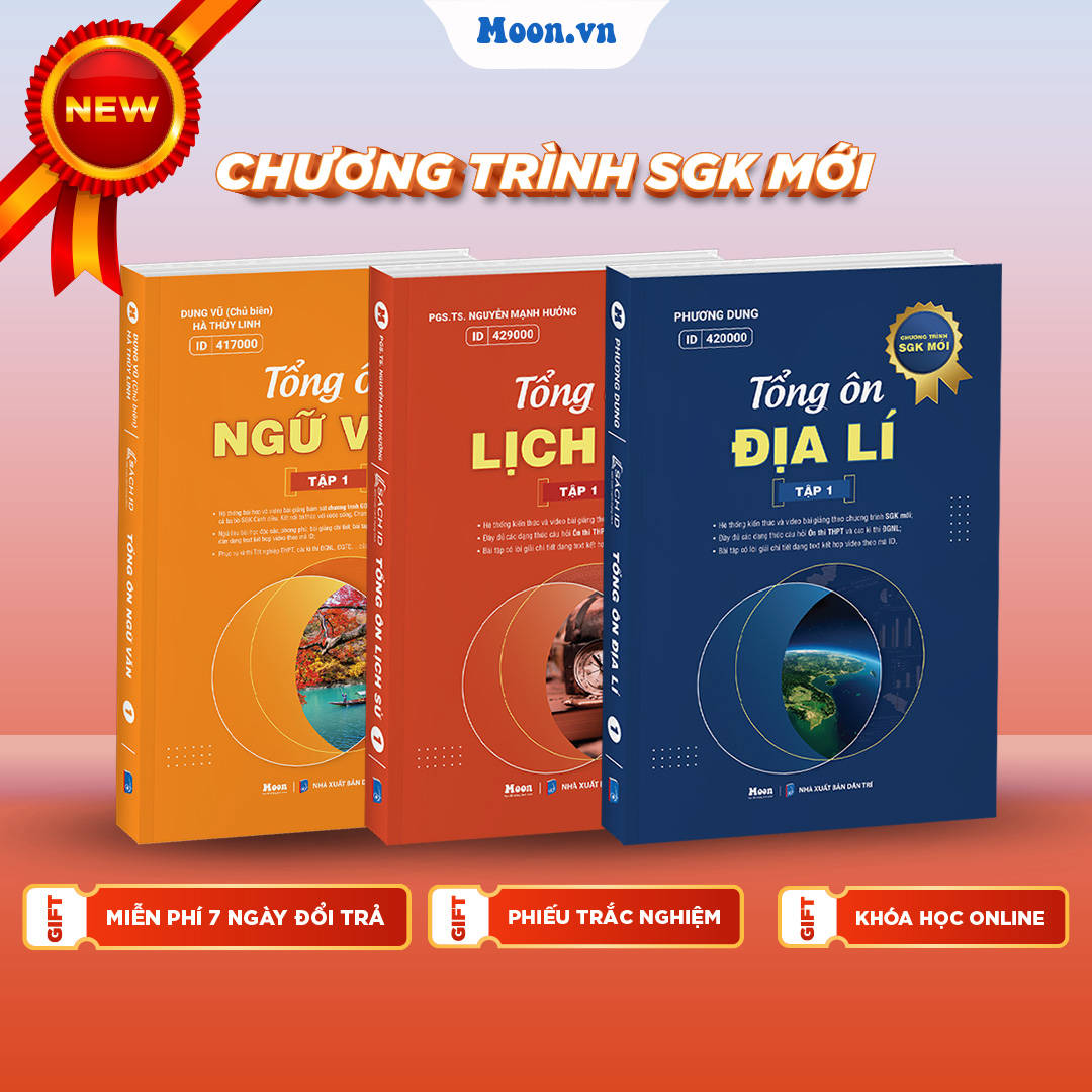 SẮP RA MẮT [LỚP 12 SGK MỚI] Combo 3 Sách Khối C01 - Tập 1 (Tổng Ôn Ngữ Văn Tập 1 - Tổng Ôn Lịch Sử Tập 1 - Tổng Ôn Địa Lí Tập 1 )