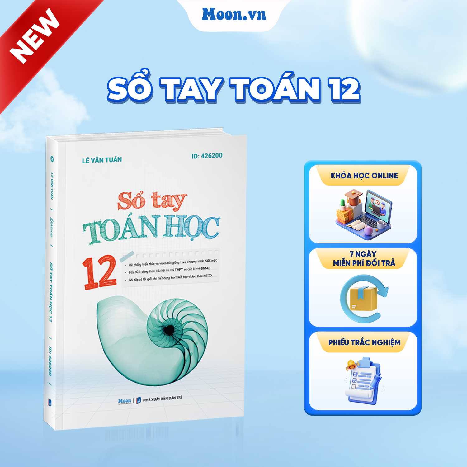 [LỚP 12 SGK MỚI] Sổ Tay Toán Học 12 - Ôn Thi ĐGNL 2025, Thi Tốt Nghiệp THPT 2025