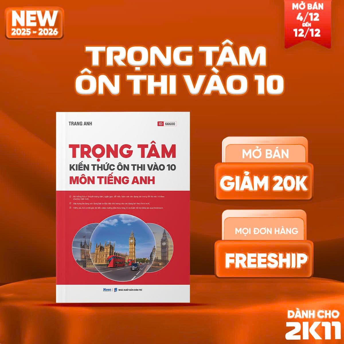 [2025-2026] Trọng tâm kiến thức ôn thi vào 10 môn Tiếng Anh