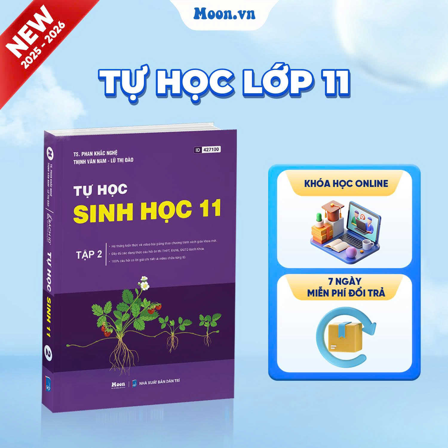 [2025-2026] Tự học Sinh học lớp 11 Tập 2 