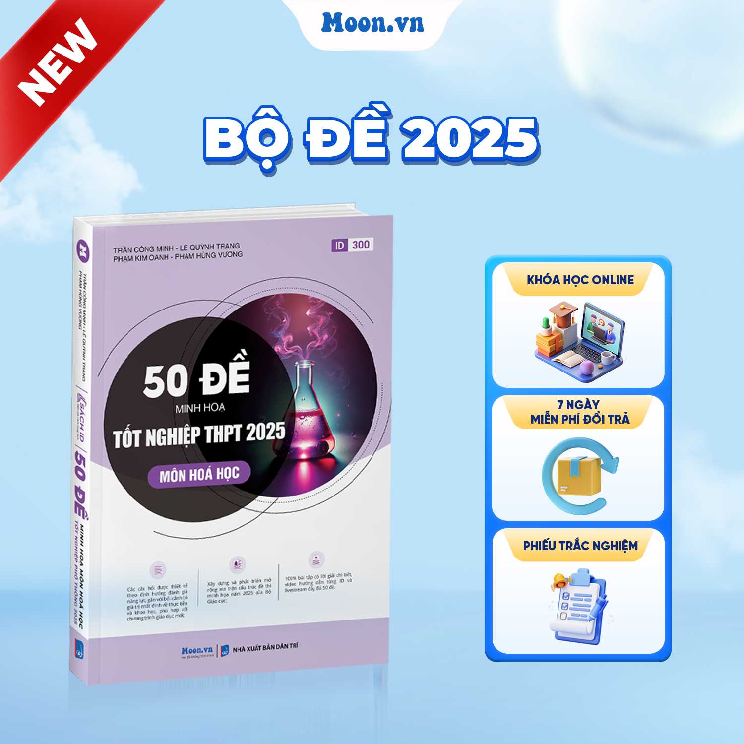 50 Đề Minh Họa Môn Hóa Học TNPT 2025