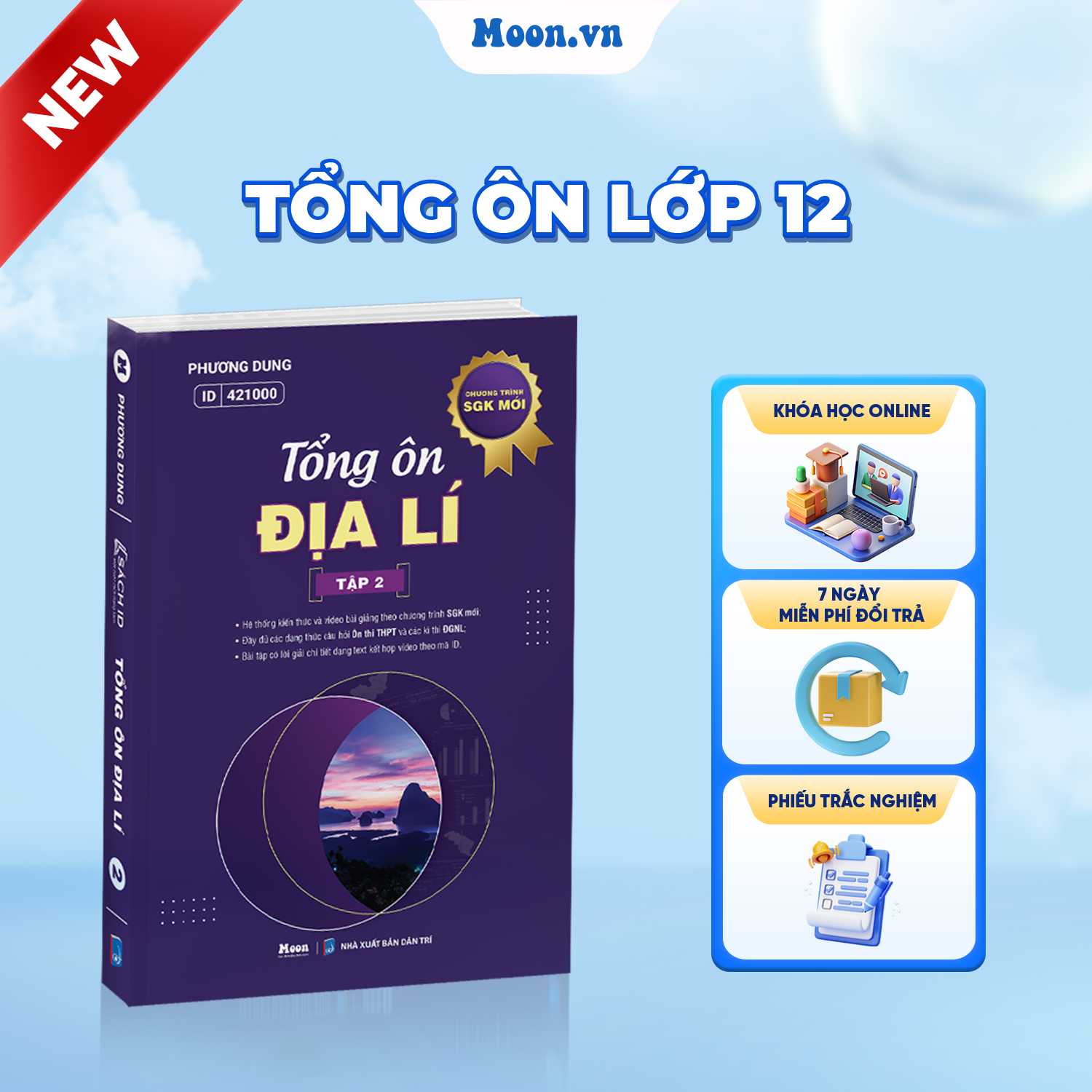 [LỚP 12 SGK MỚI] Tổng Ôn Địa Lí Tập 2 - Ôn Thi ĐGNL 2025, Thi Tốt Nghiệp THPT 2025