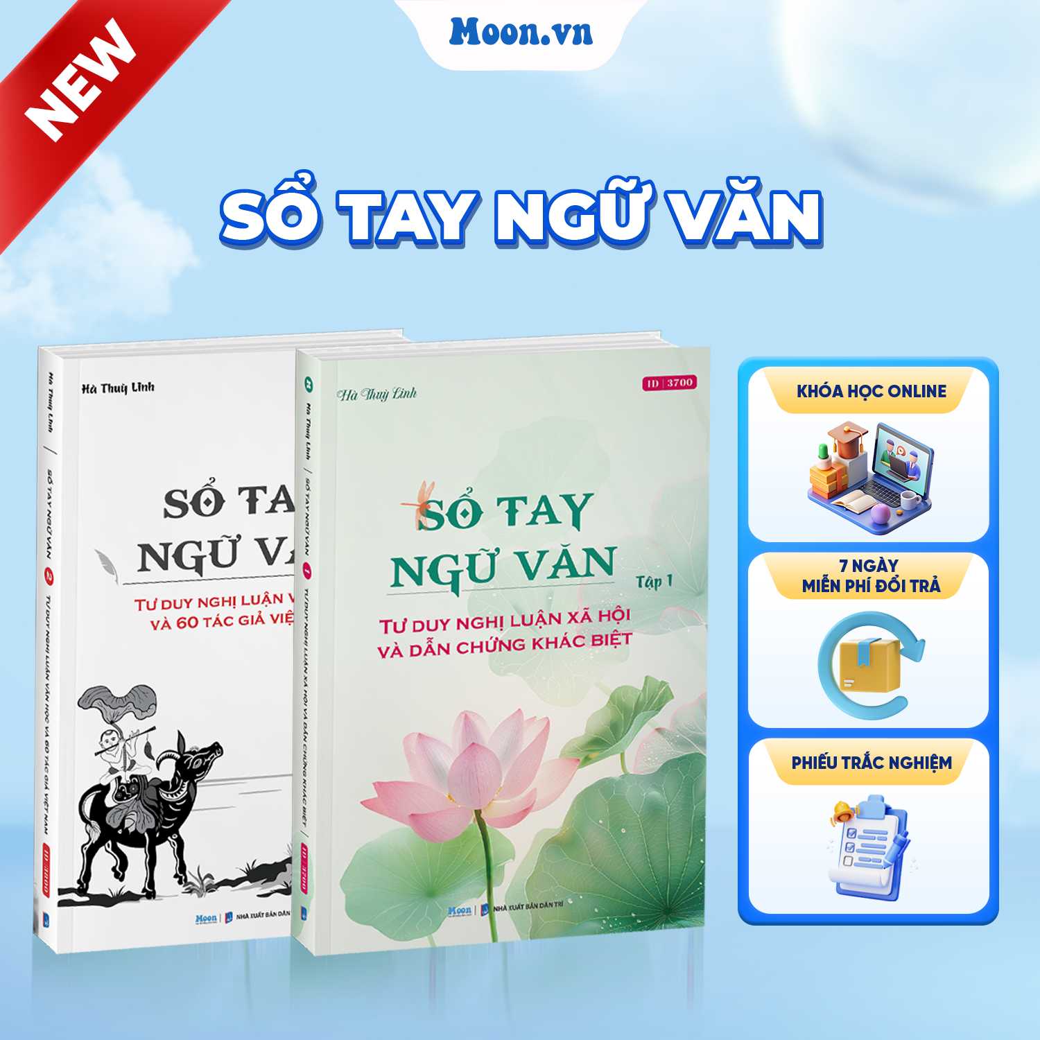 Combo Sổ Tay Ngữ Văn - Tập 1, Tập 2 - Tư Duy Nghị Luận Xã Hội, Tư Duy Nghị Luận Văn Học