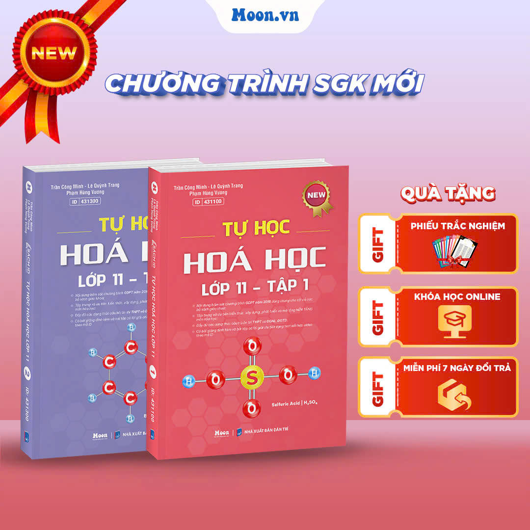 [ĐẶT TRƯỚC] Combo Tự học Hóa học 11 - Tập 1, Tập 2 - SGK Mới