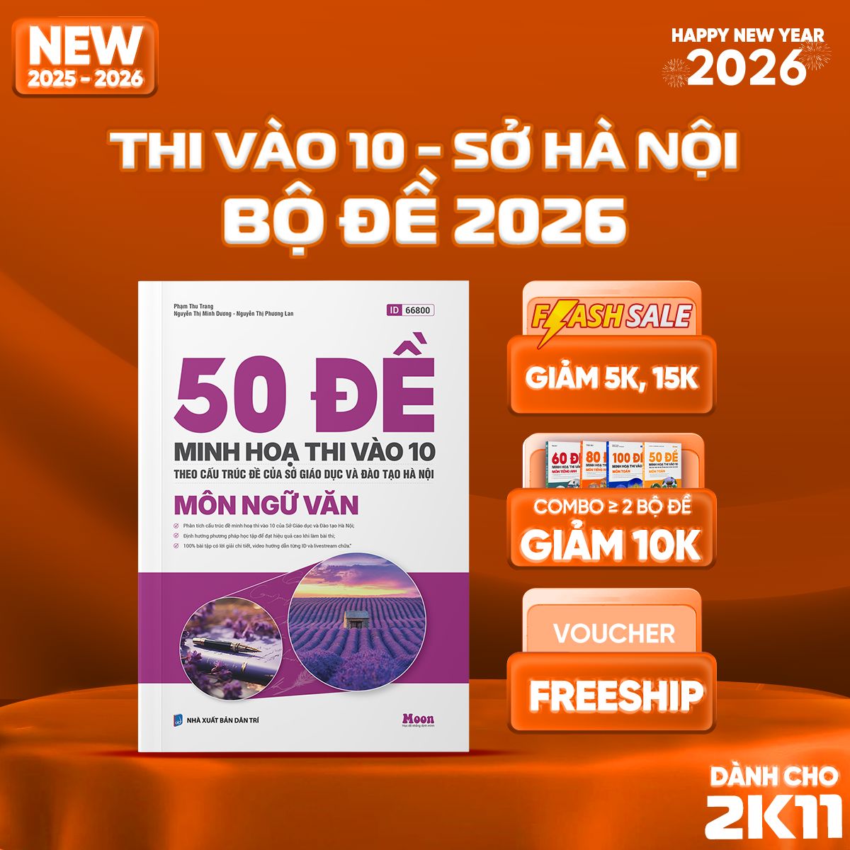  [2025-2026] 50 đề minh họa thi vào 10 môn Ngữ văn - Theo cấu trúc đề của Sở Giáo dục và Đào tạo Hà Nội