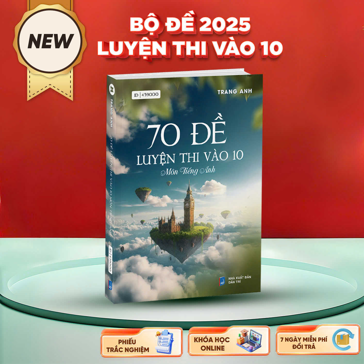 70 Đề Luyện Thi Vào 10 Môn Tiếng Anh - Premium