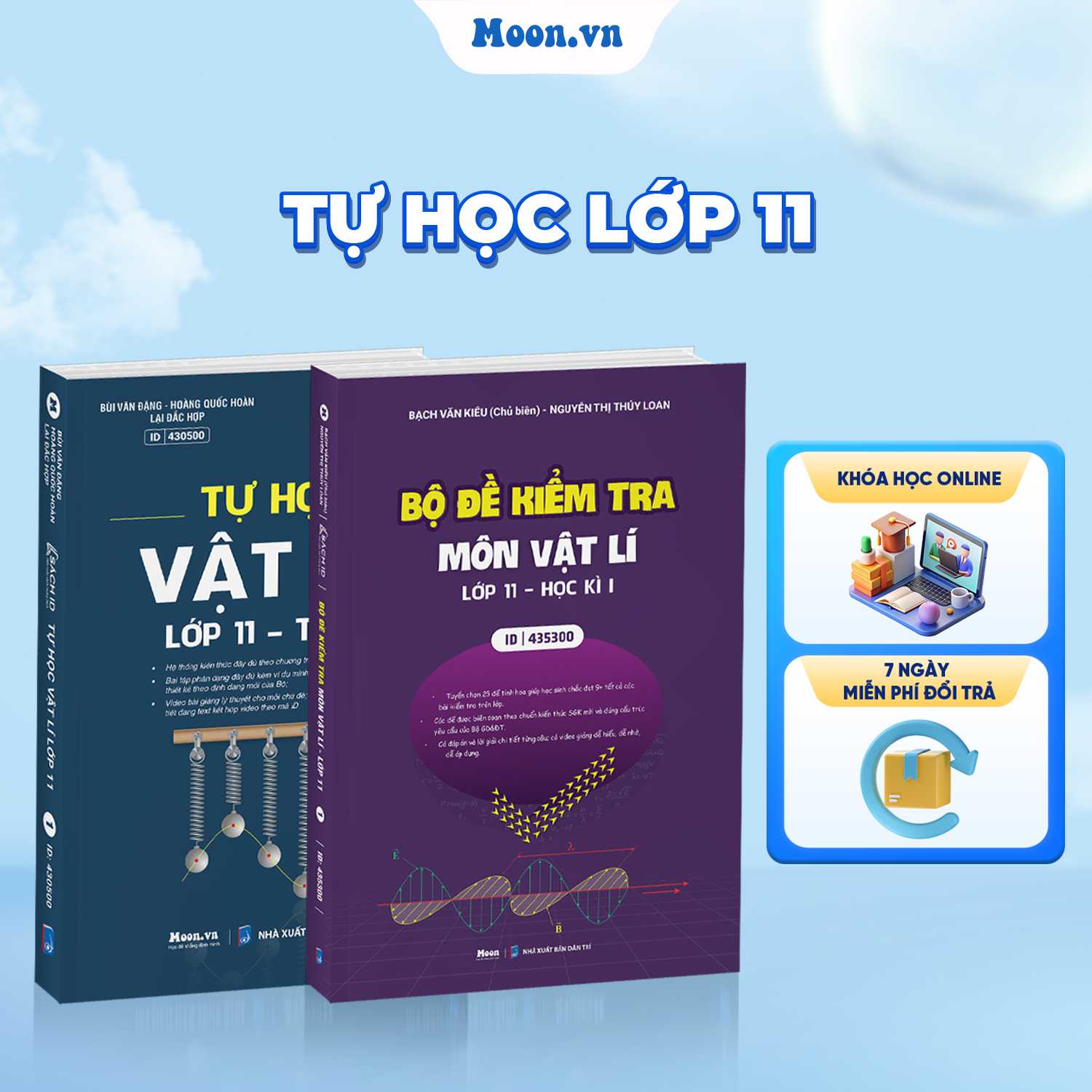 Combo Tự Học Vật Lí 11 Tập 1 & Bộ Đề Kiểm Tra Vật Lí 11 Học Kì 1 - SGK Mới