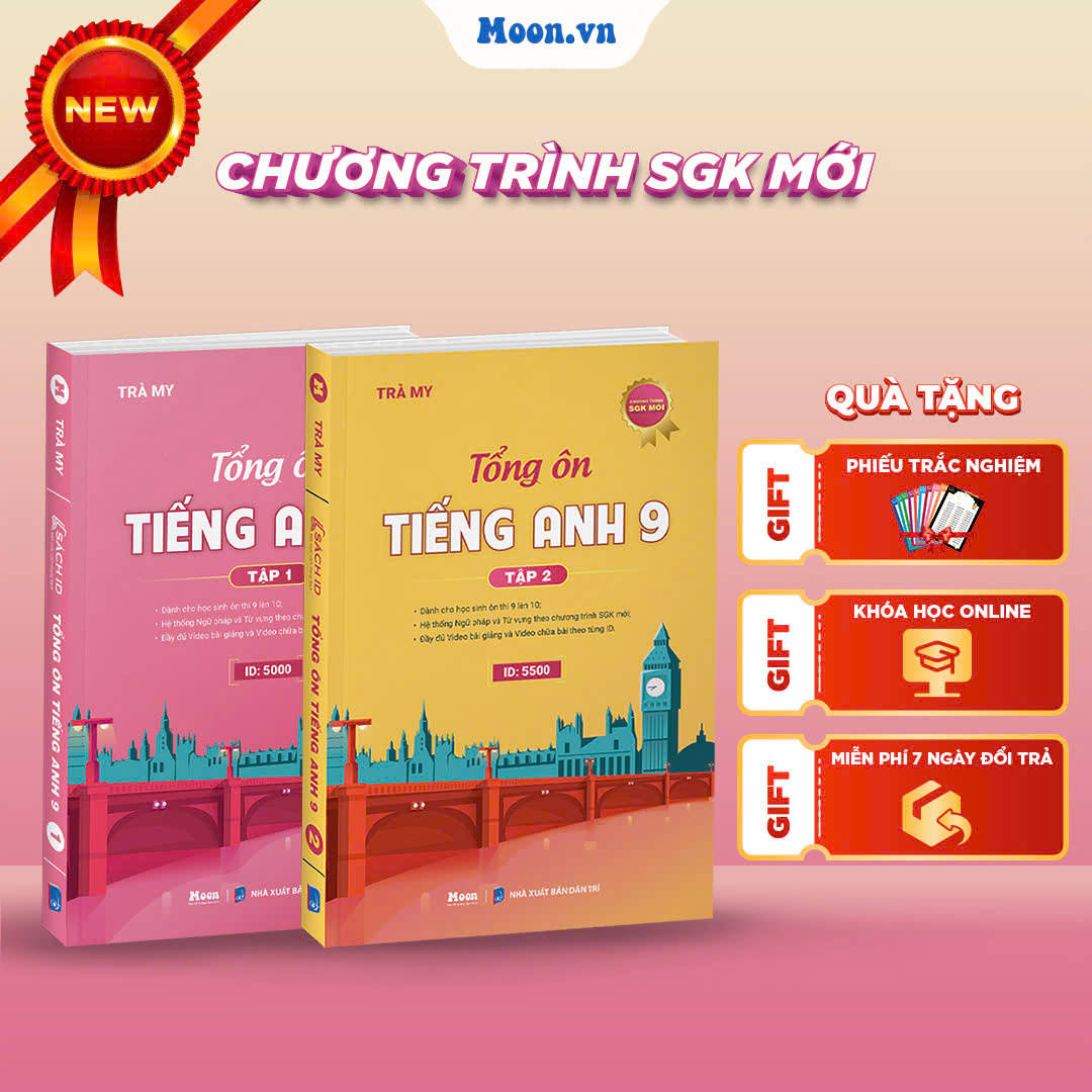 Combo Tổng Ôn Tiếng Anh 9 