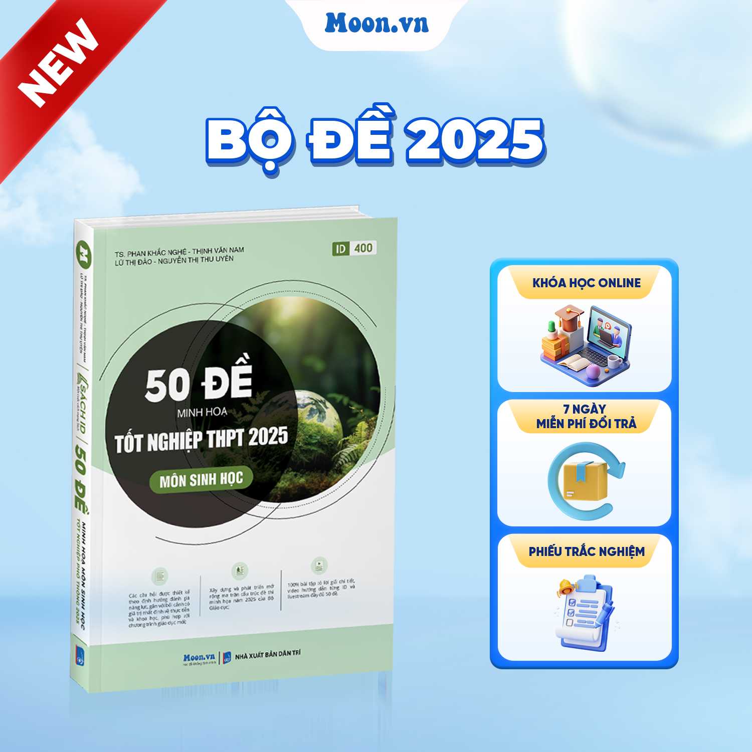 50 Đề Minh Họa Môn Sinh Học TNPT 2025