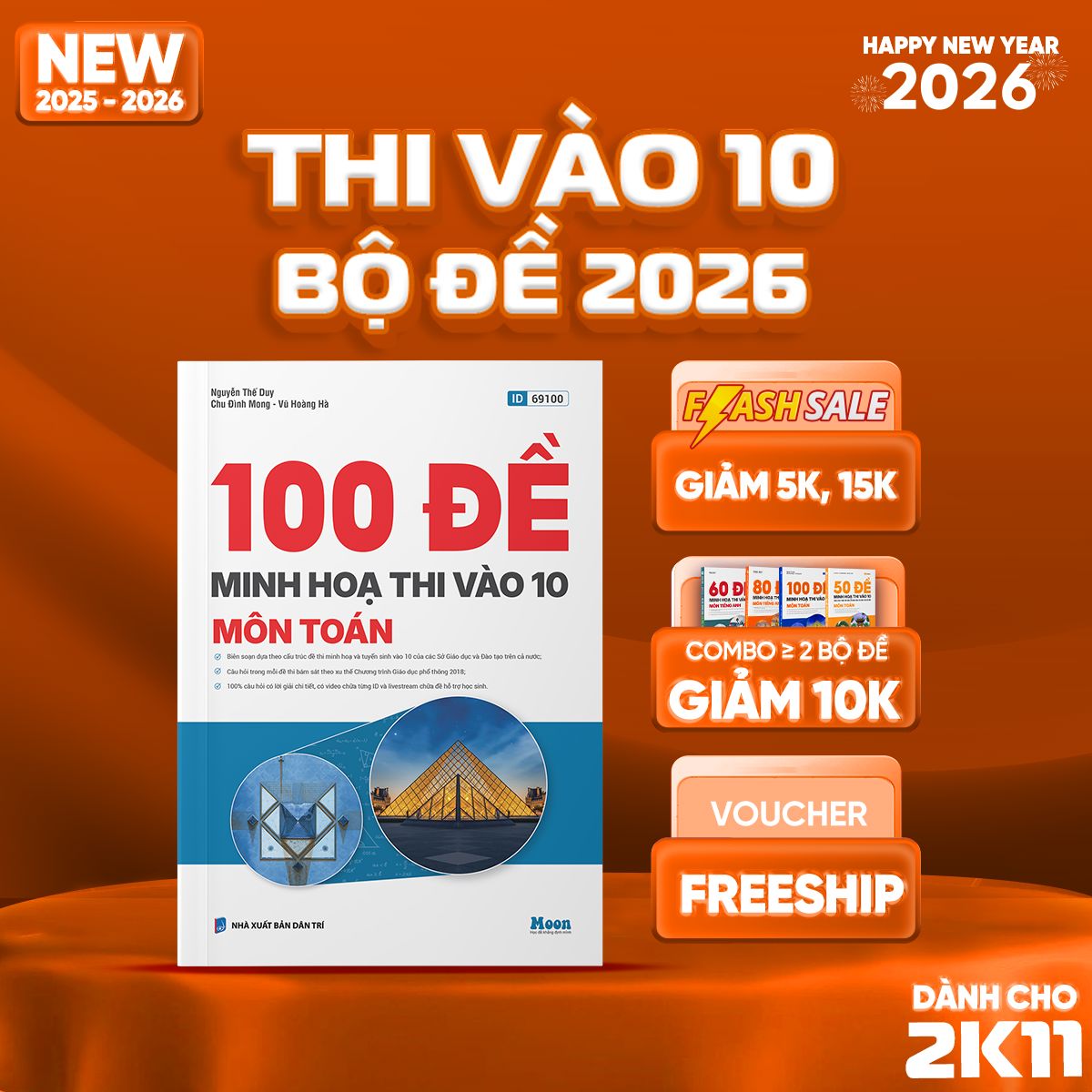 [2025-2026] 100 Đề Minh Họa Toán Thi Vào 10