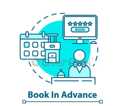 Book sth in advance