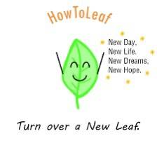 turn over a new leaf