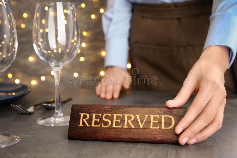 be reserved for sb