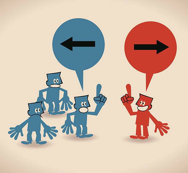 opposing
