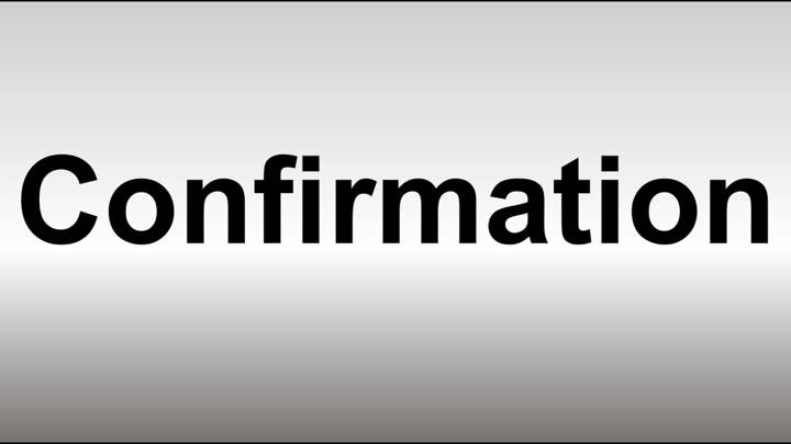 confirmation